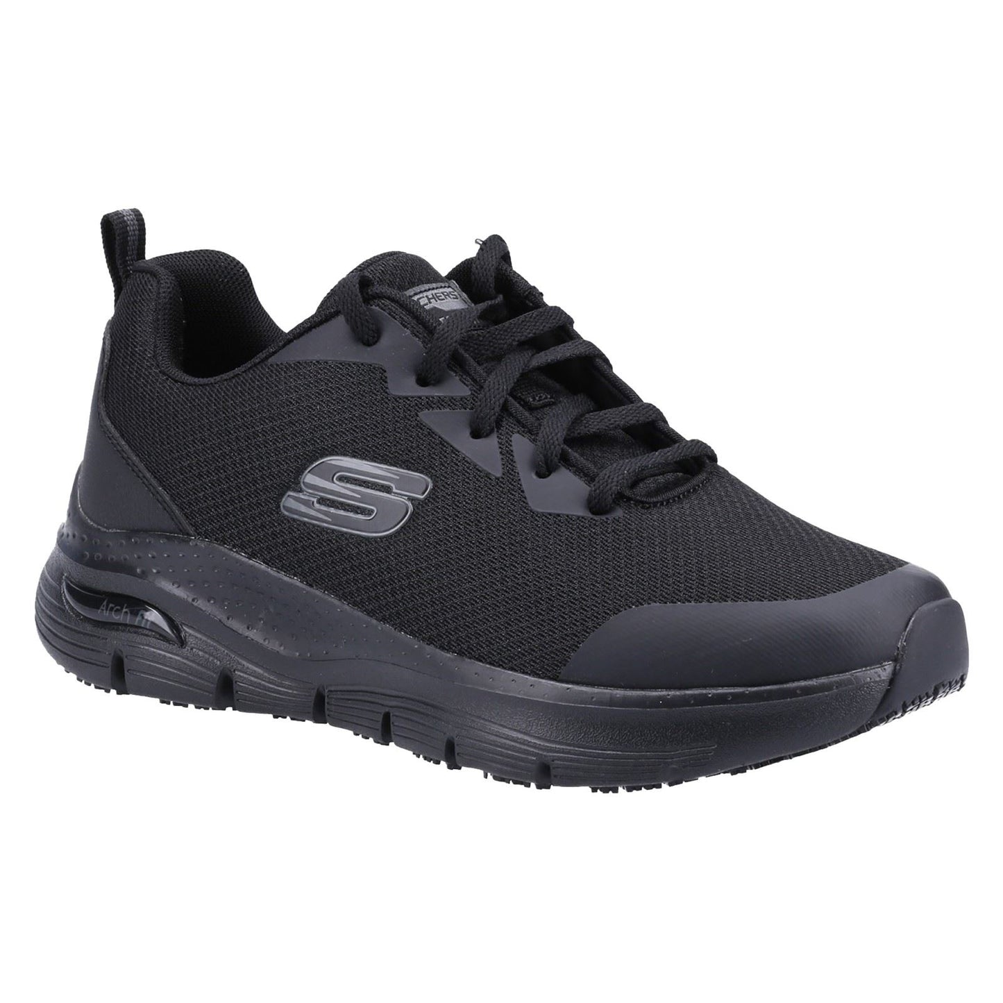 Skechers Workwear Arch Fit Sr Polyester Women's Black Safety Trainers