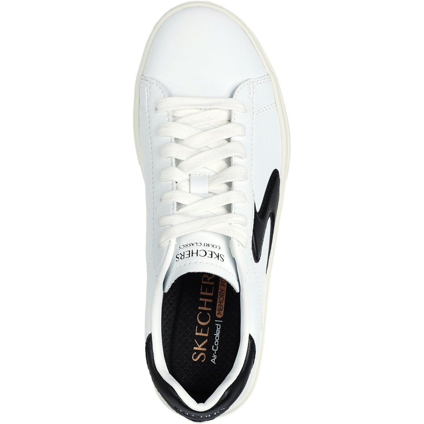 Skechers Women's Eden LX - Beaming Glory Trainer in White/Black