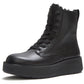 Fitflop Gen-FF Roam Shearling Leather Women's All Black Boots