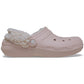Crocs Classic Fleece Lined Polyester Blend Women's Quartz Clogs