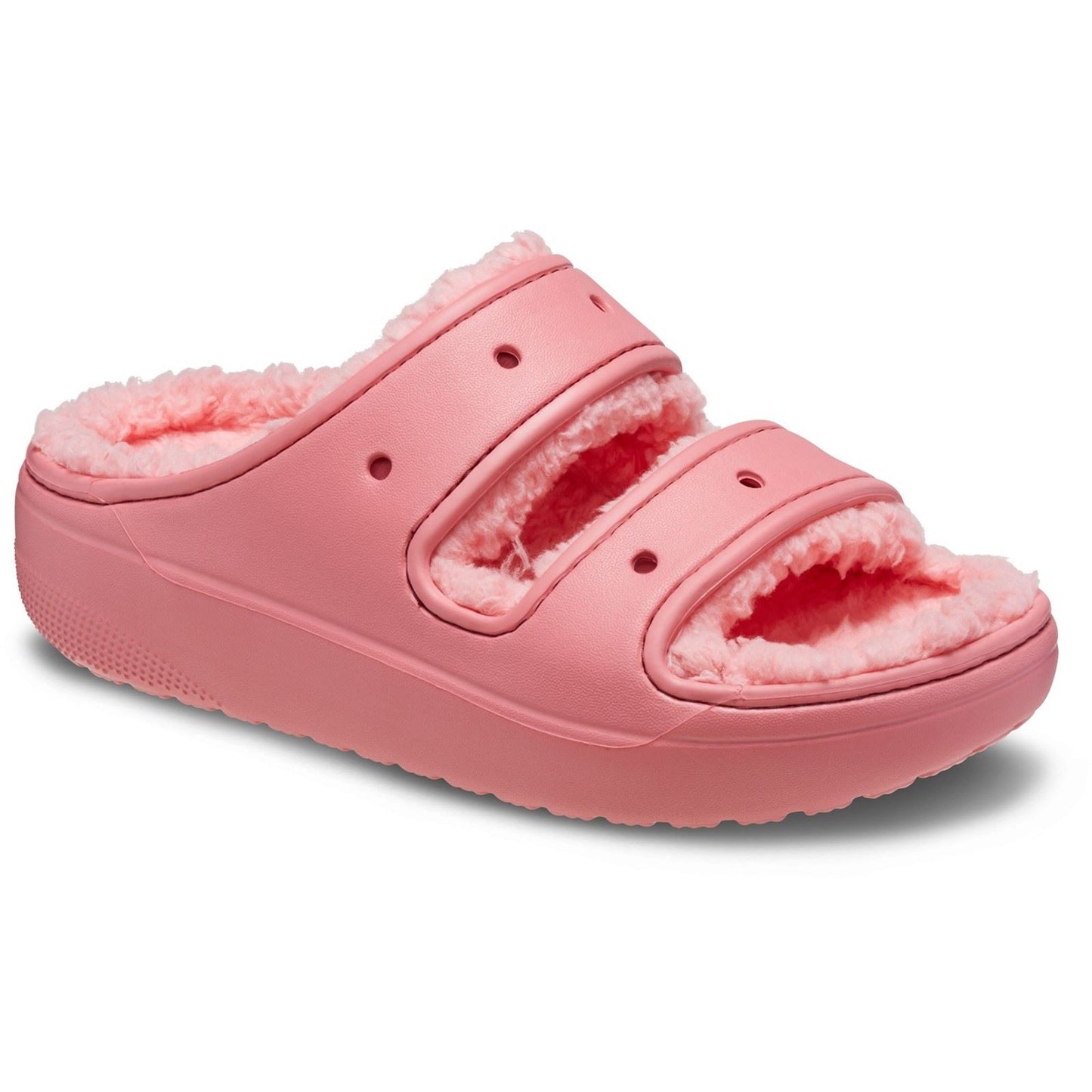Crocs Women's Classic Cozzzy Sandal in Hot Blush