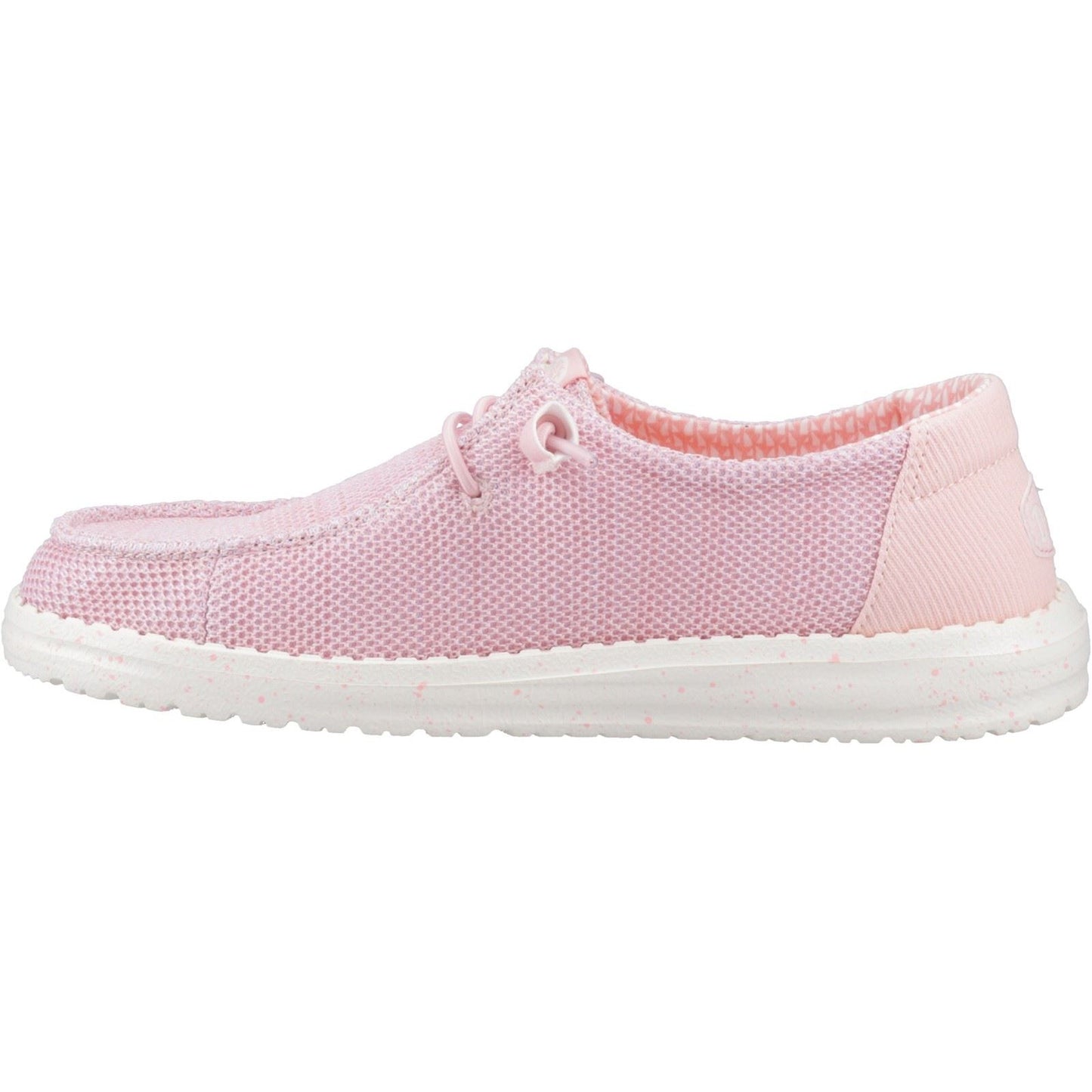 HEYDUDE Wendy Stretch Sox Polyester Blend Women's Rosette Moccasins Shoes
