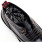 Base London Dealer Leather Men's Black Ankle Boots