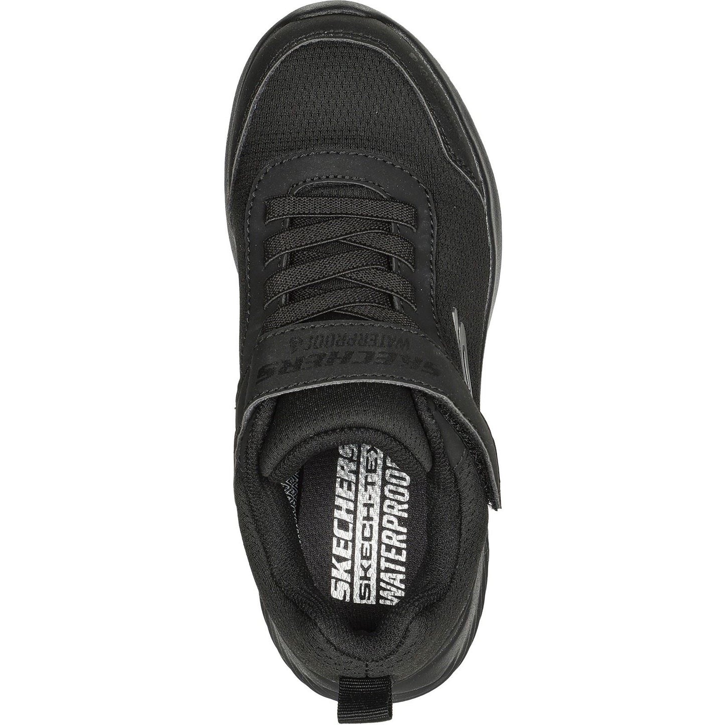 Skechers Bounder - Dripper Drop Synthetic Junior Black Trainers