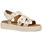 Geox D CAMALEI Synthetic Polyurethane Women's Papyrus Sandals