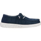 HEYDUDE Women's Wendy Stretch Mesh Shoes in Navy