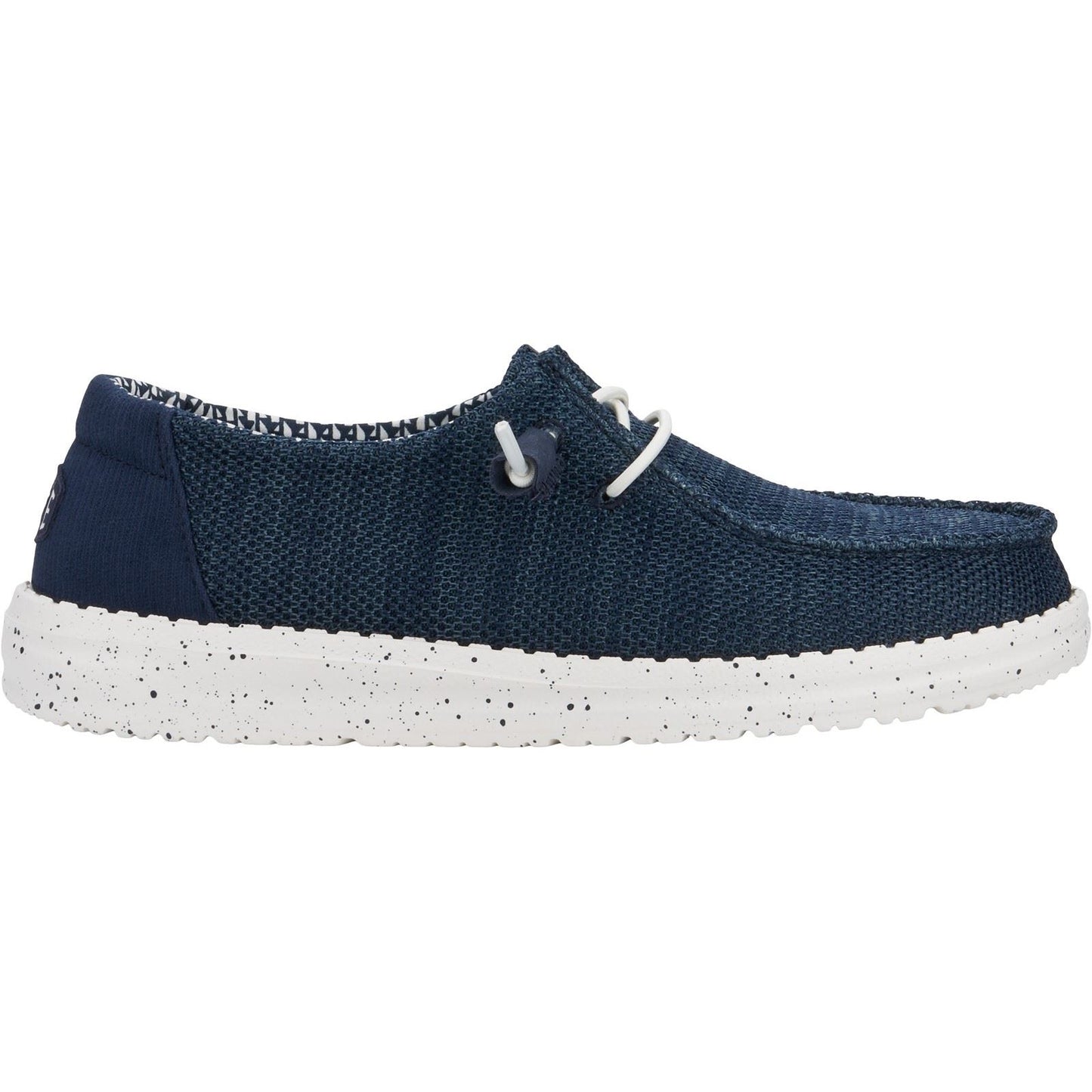 HEYDUDE Women's Wendy Stretch Mesh Shoes in Navy