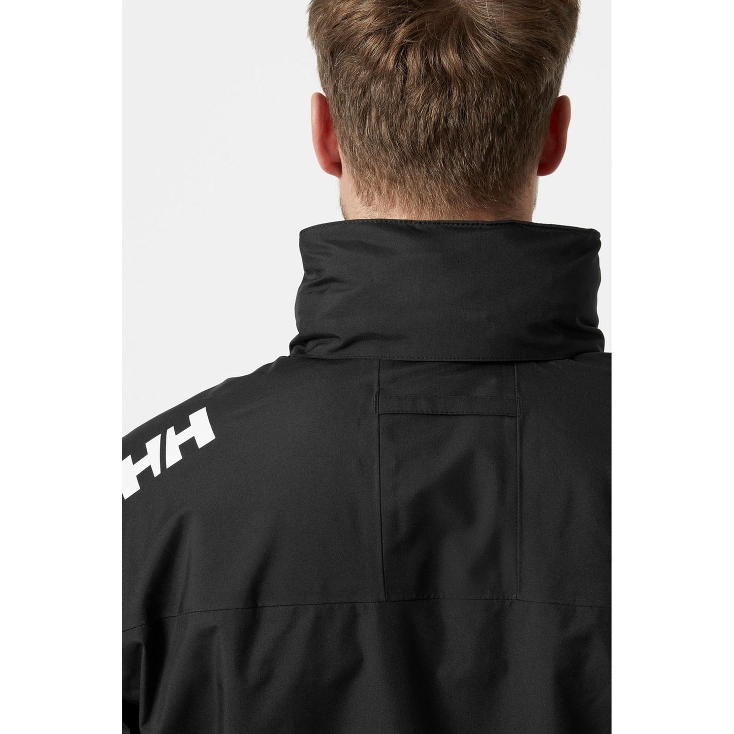 Helly Hansen Sport Men's Crew Hooded Midlayer Sailing Jacket 2.0 in Black