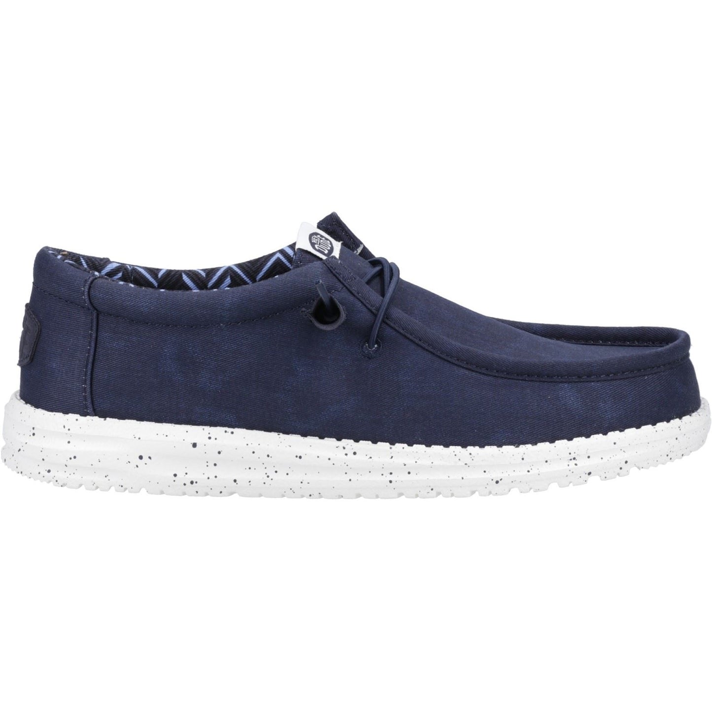 HEYDUDE Men's Wally Canvas Shoe in Navy