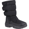 Cotswold Welland Textile Women's Black Winter Mid Calf Boots