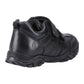 Hush Puppies Leroy Leather Boy's Black Shoes