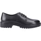 Hush Puppies Aubrey Lace Up Leather Youth Black Derby Shoes