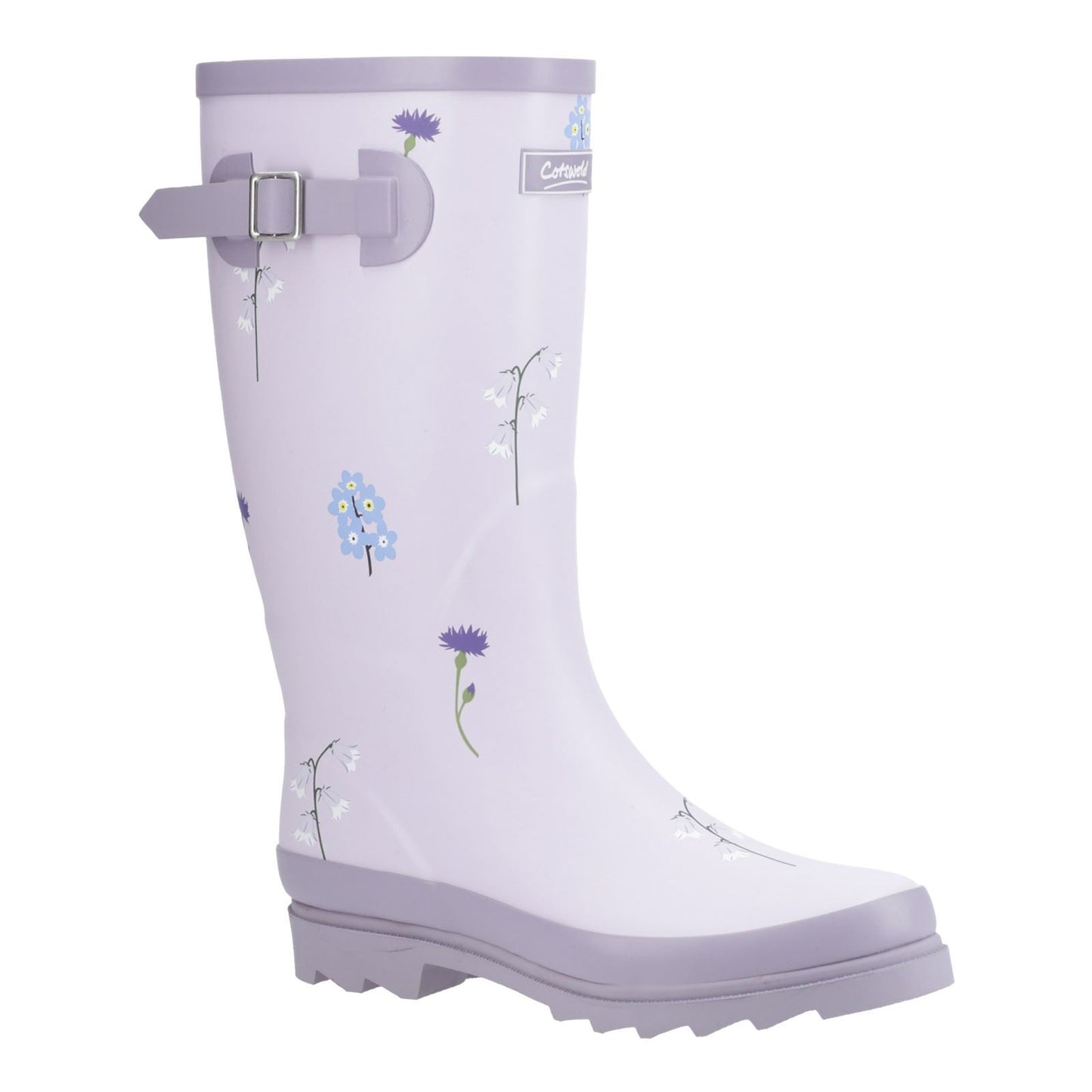 Cotswold Wildflower Tall Rubber Women's Lilac Wellington Boots