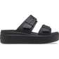 Crocs Women's Brooklyn Sandal Low in Black