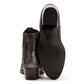 Osprey London The Janey Leather Women's Gunmetal Ankle Boots
