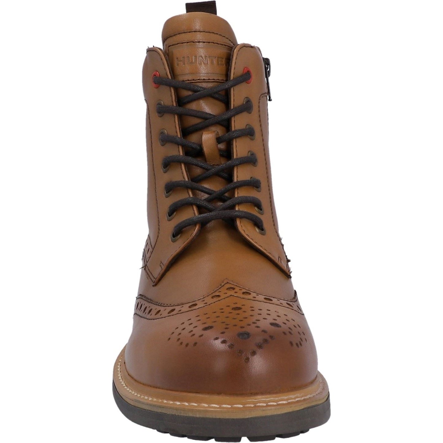 Hunter Men's Cawdor Brogue Ankle in Tan