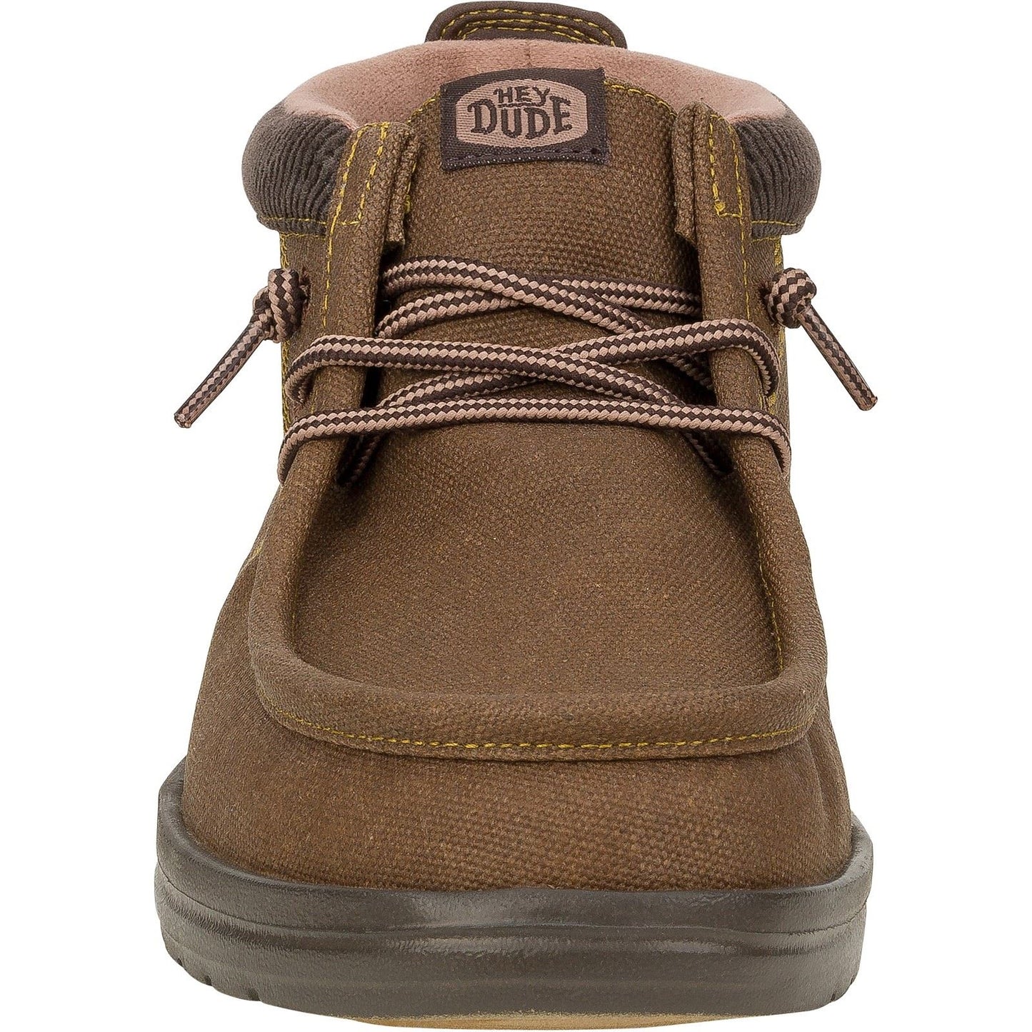 HEYDUDE Men's Wally Mid GripR Boots in Dark Brown