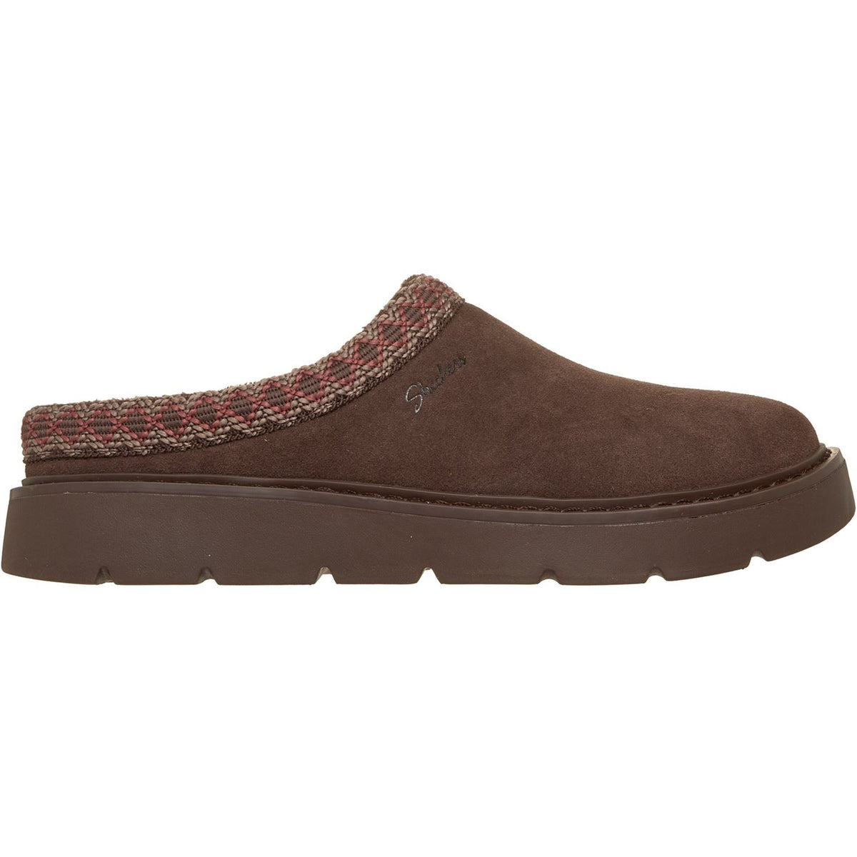 Skechers Keepsakes Cozy Cascade Leather Women's Chocolate Slippers