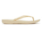 Fitflop IQushion Ergonomic Womens Gold Flip Flops