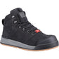 Hard Yakka Men's 3056 Lace Zip Safety Boot in Black