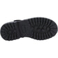 Hush Puppies Astrid Bow Patent Leather Junior Black Shoes