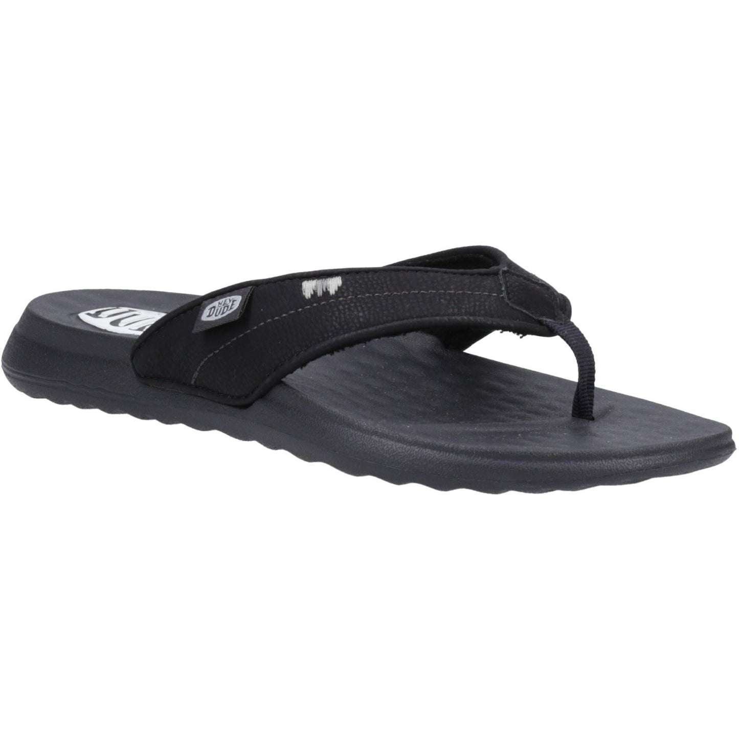 HEYDUDE Women's Christi Flip Classic Sandal in Black