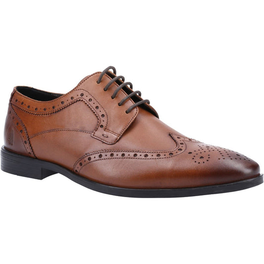 Hush Puppies Men's Elliot Brogue School Shoe in Tan