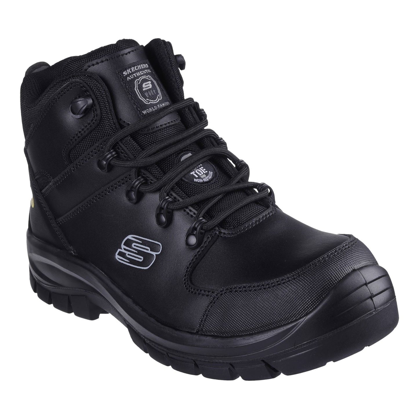 Skechers Workwear Trophus Kilram Leather Men's Black Safety Boots