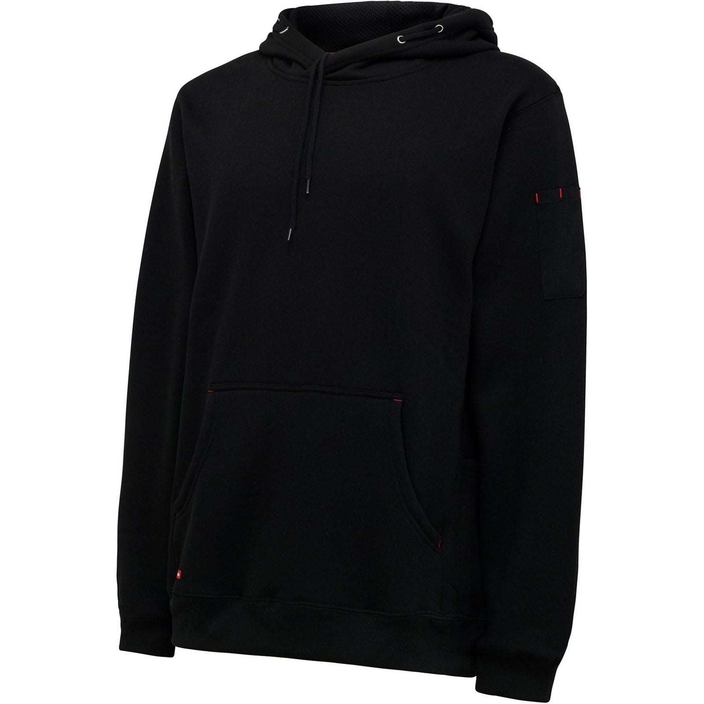 Hard Yakka Men's Brushed Fleece Hoodie in Black