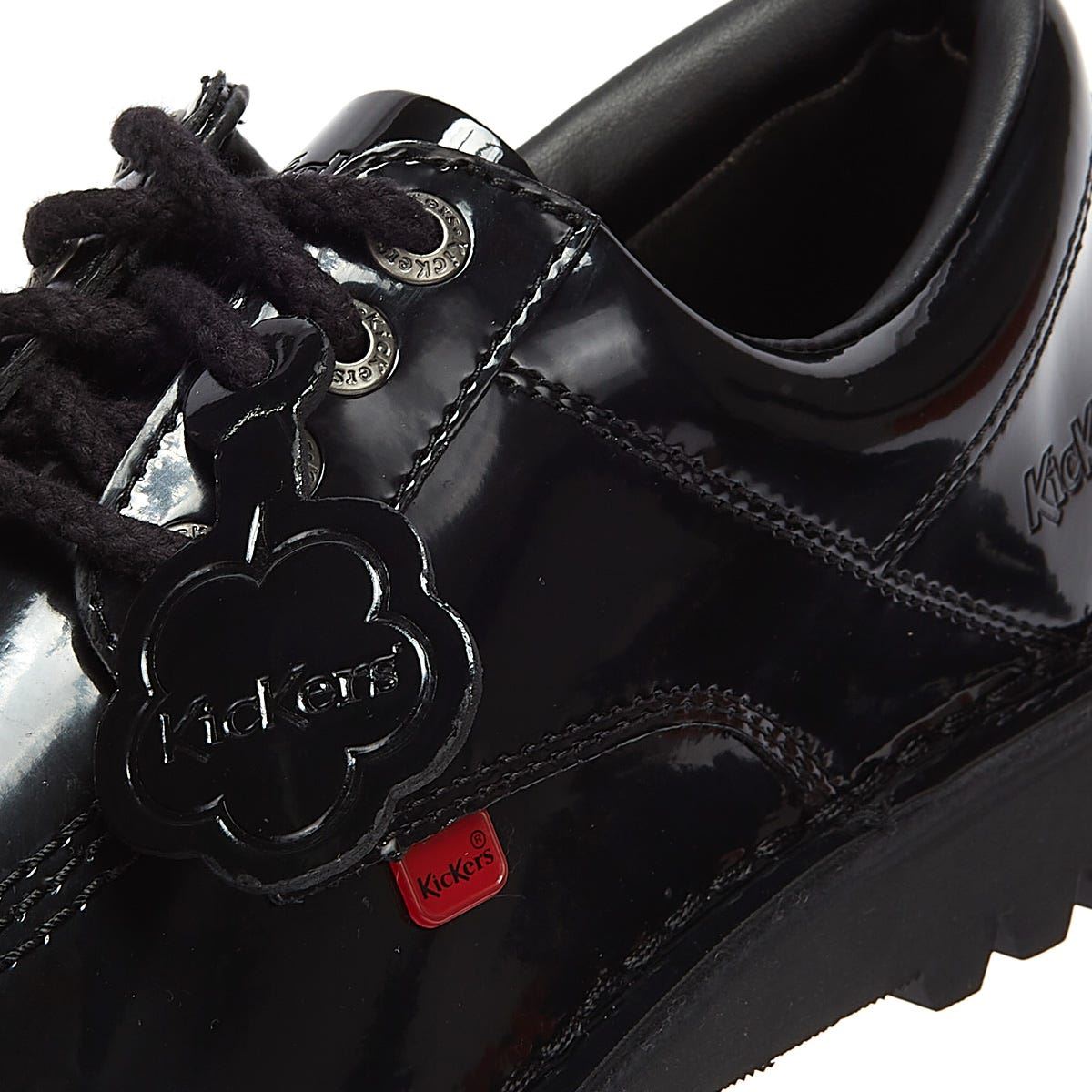 Kickers - 1-10688 WOMENS LOW PAT BLACK