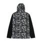 Caterpillar Men's Hooded Long Sleeve Tee in Stone Camo