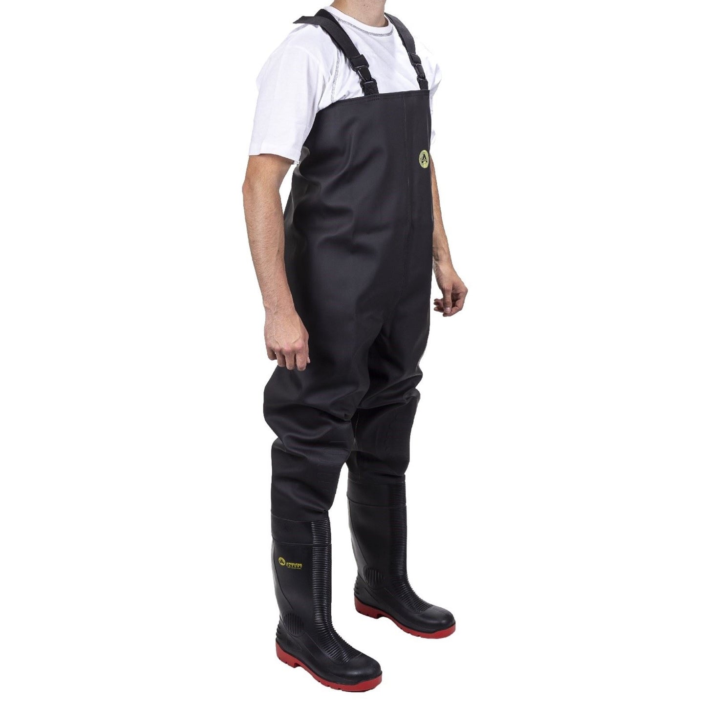 Amblers Safety Unisex Danube Chest Safety Wader in Black