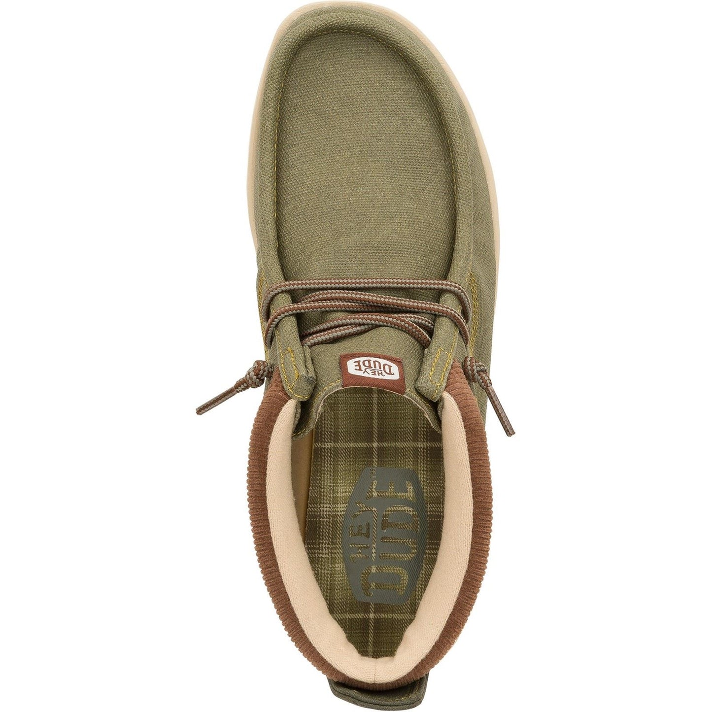 HEYDUDE Men's Wally Mid GripR Boots in Dusty Olive