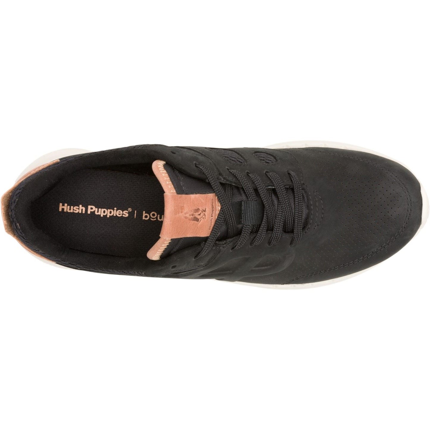 Hush Puppies Seventy8 Suede Men's Black Trainers