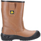 Amblers Safety FS142 Water Resistant Pull On Safety Rigger Boot in Tan