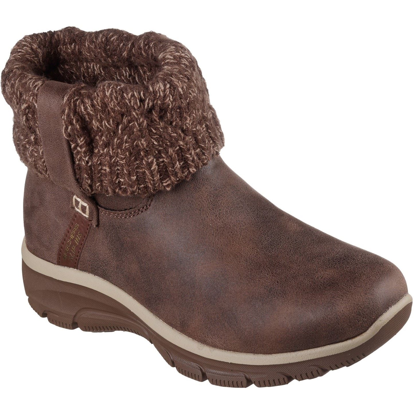 Skechers Easy Going Cozy Weather 2 Textile Women's Chocolate Winter Ankle Boots