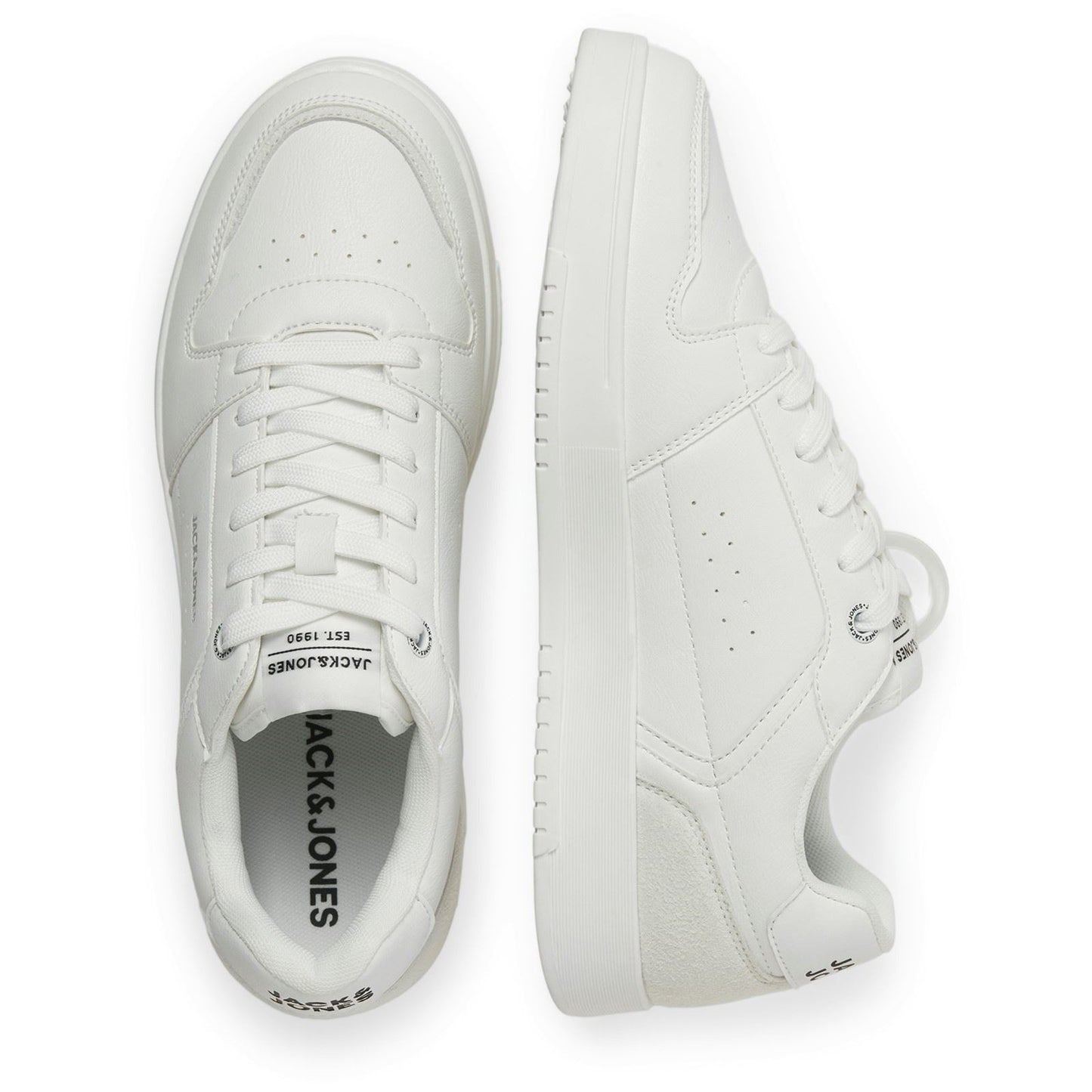 Jack & Jones Ealing Polyurethane Men's White Silver Trainers