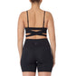 Skechers Goflex Slim Wrap Bra Polyester Women's Black Sports Bra