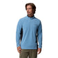Columbia Klamath Range II Half Zip Polyester Men's Blue Fleece Pullover