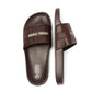 Penguin Paradise Men's Chocolate Slides