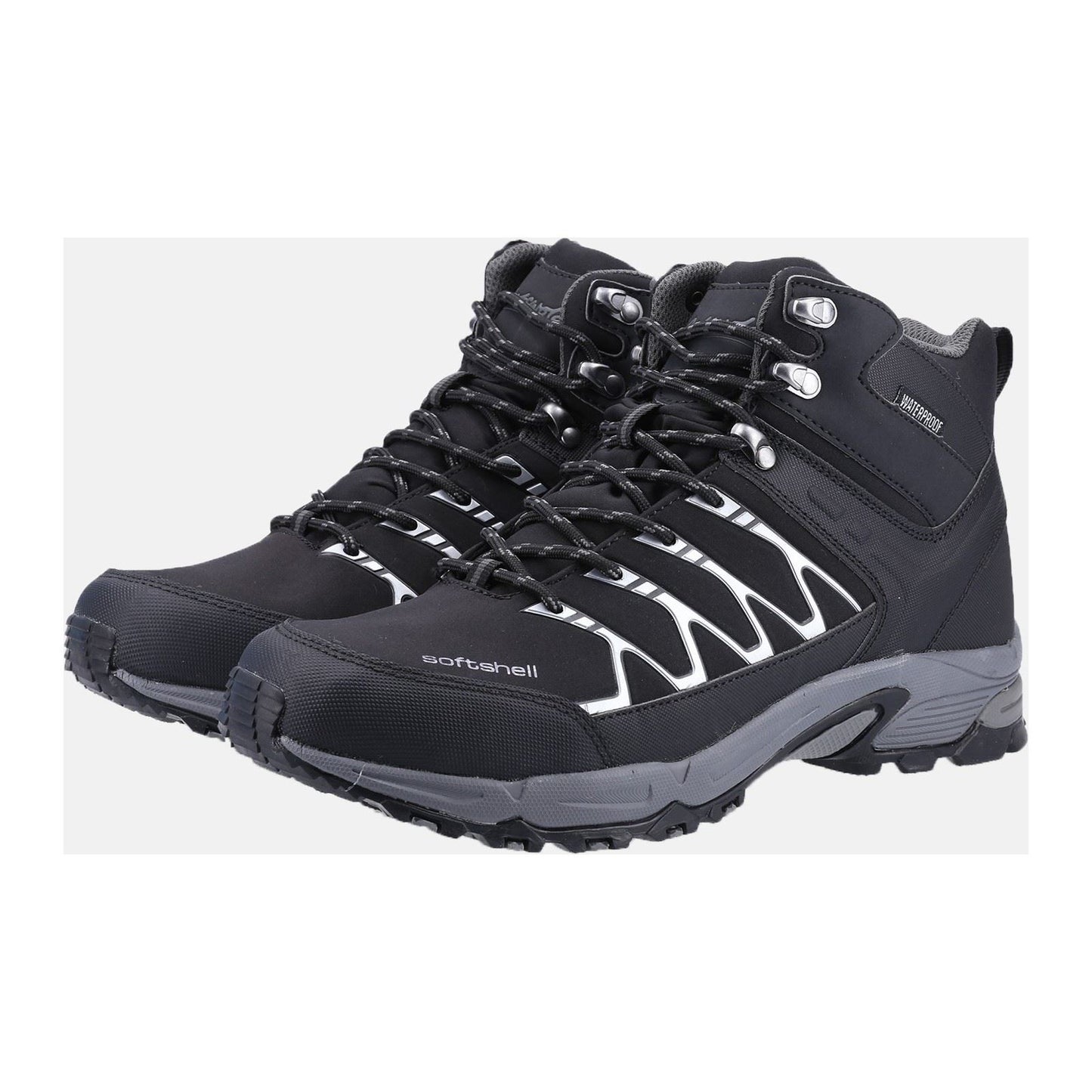 Cotswold Men's Abbeydale Mid Hiker in Black/Grey