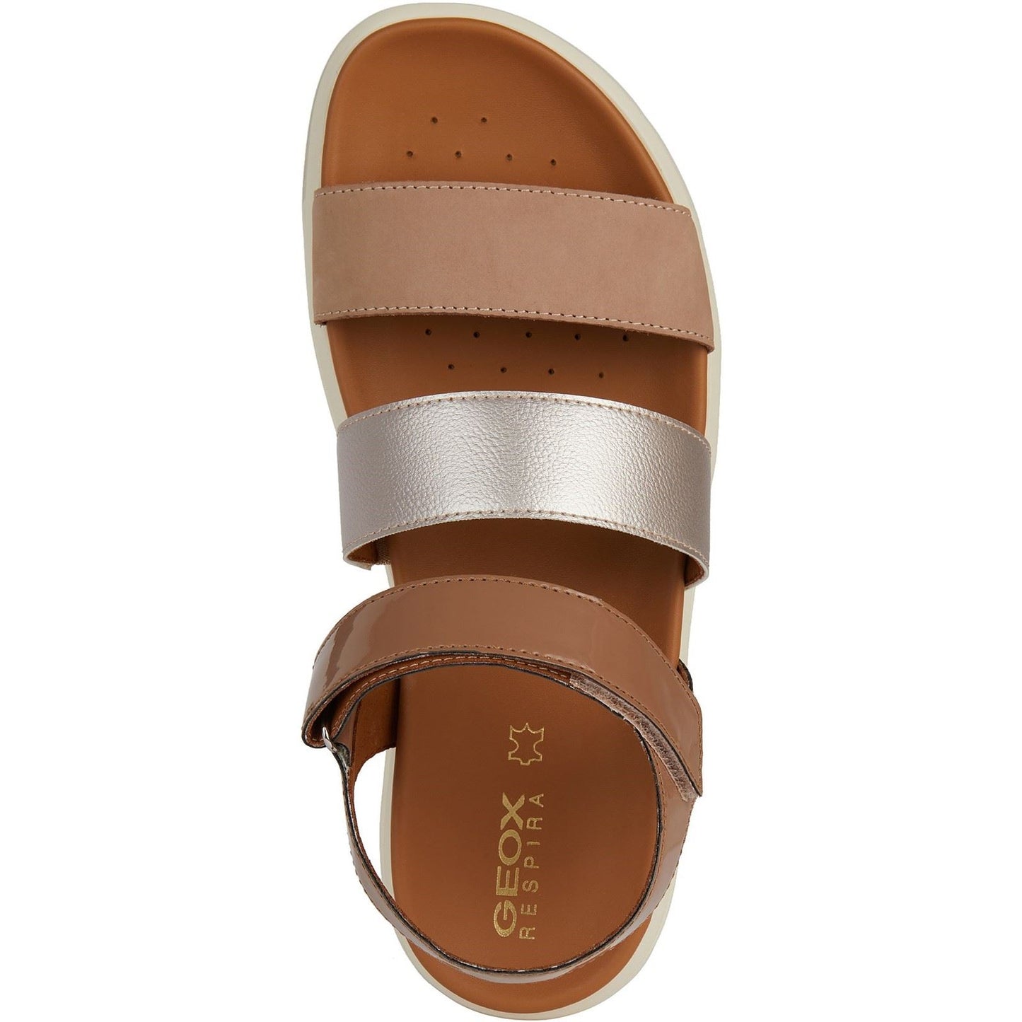 Geox Women's D Xand 2.1S B Sandals in Nude