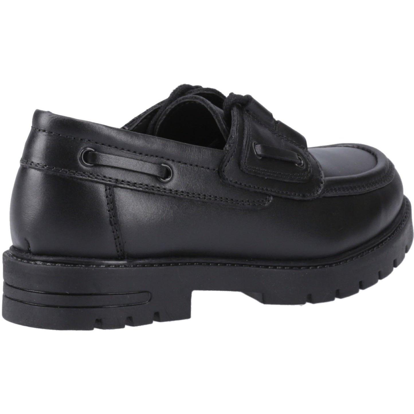 Hush Puppies Lucy Leather Youth Black Shoes
