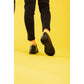 Hush Puppies Athena Leather Youth Black Brogues