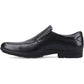 Hush Puppies Dumfries Leather Boy's Black Loafers