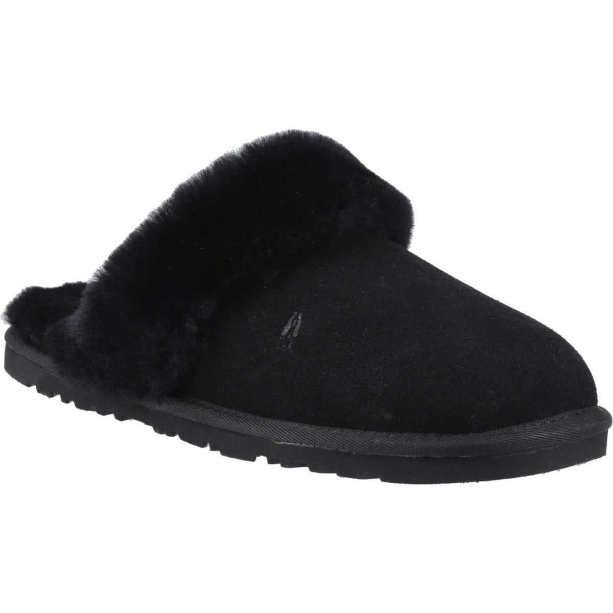 Hush Puppies Samantha Suede Women's Black Slippers