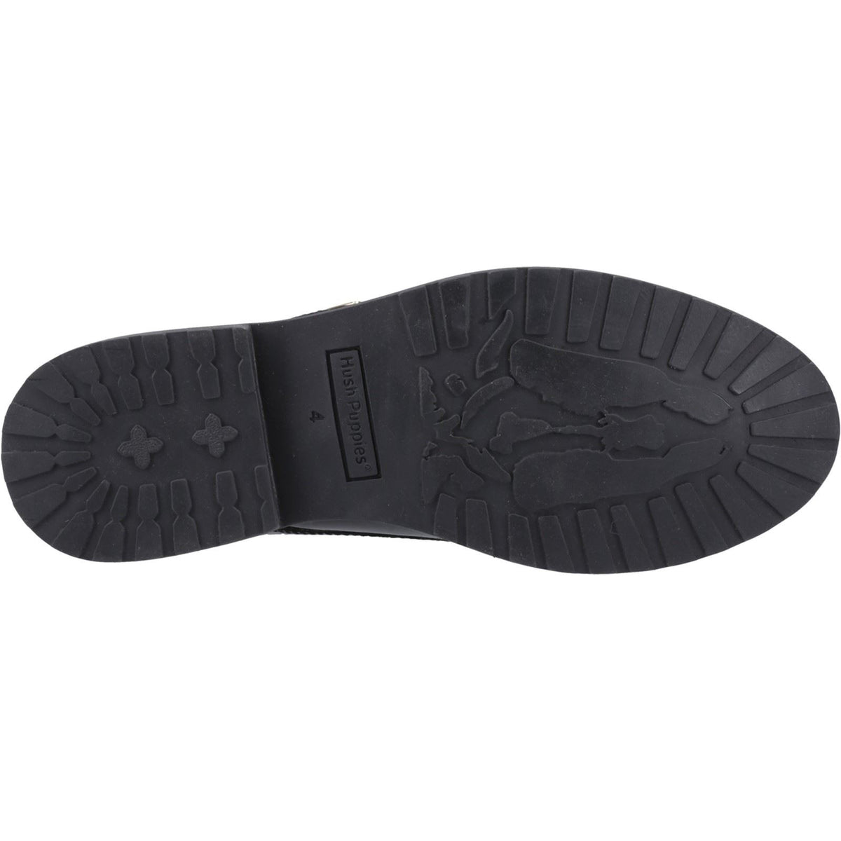 Hush Puppies Verity Leather Women's Black Patent Shoes