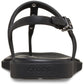 Crocs Miami Studded Thong Flip Thermoplastic Women's Black Sandals