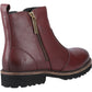 Hush Puppies Women's Grace Zip Boot in Burgundy