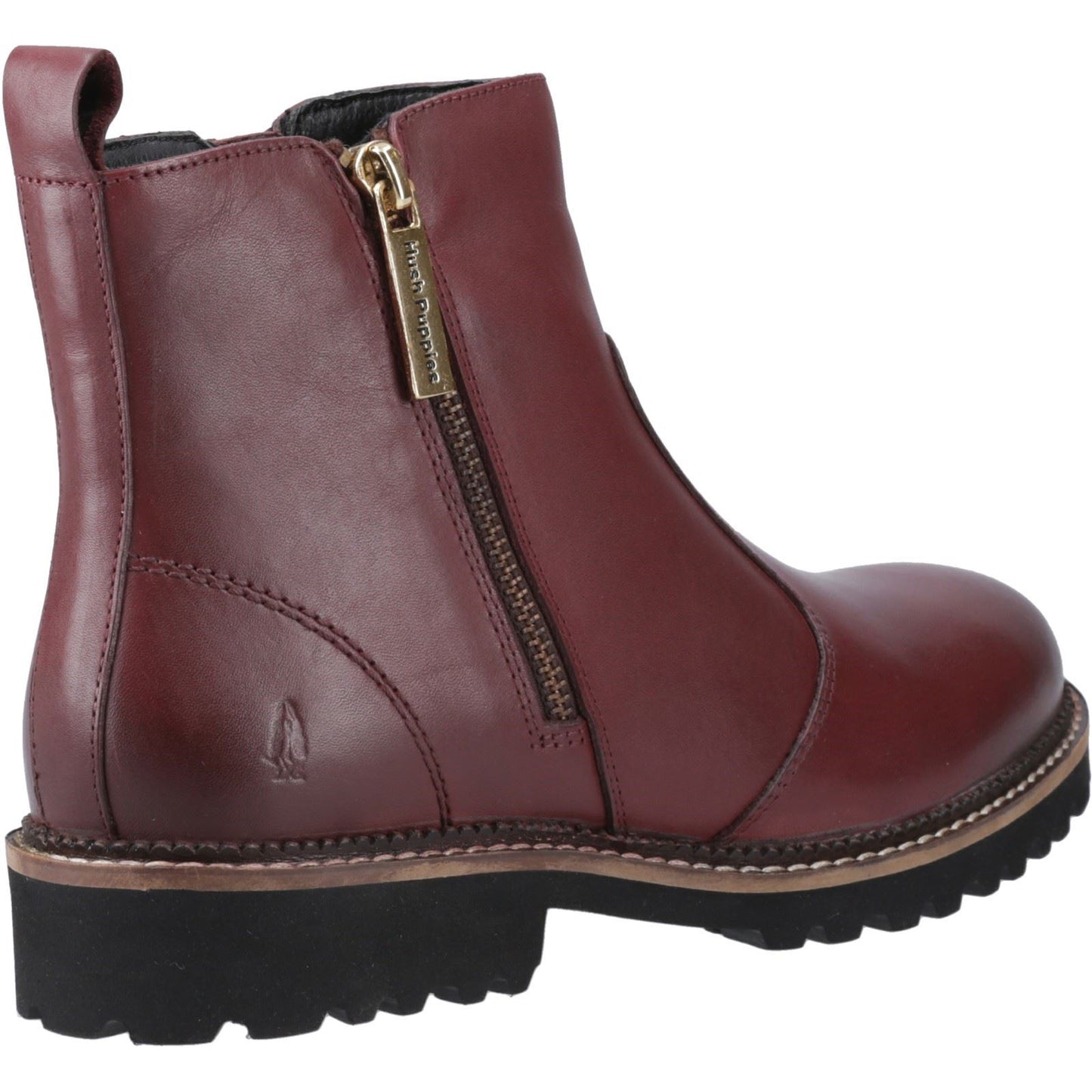 Hush Puppies Women's Grace Zip Boot in Burgundy